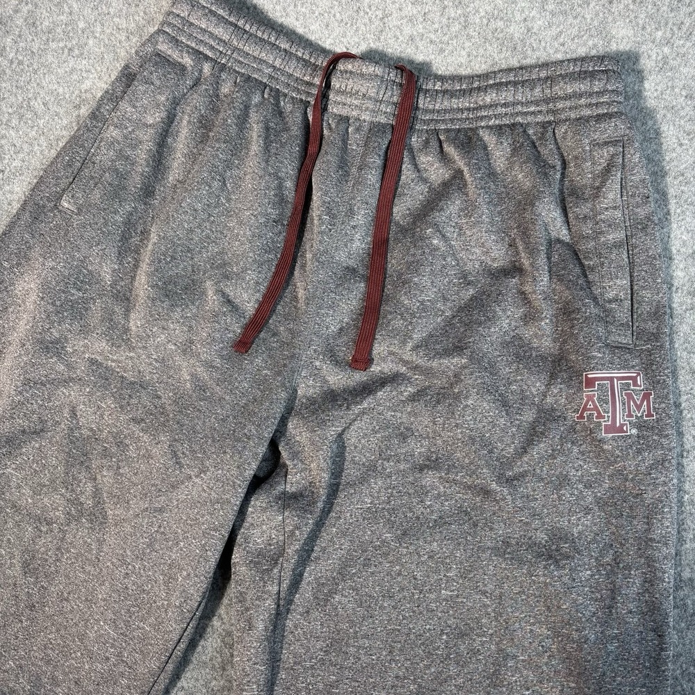 Texas A&M Aggies Sweatpants Men's‎ XL Gray Fleece Athletic NCAA Knights Apparel